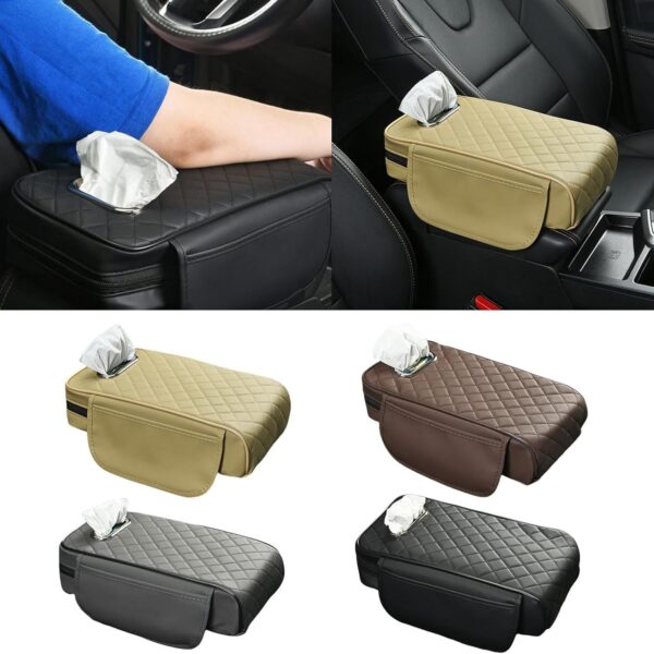 92349b5c8551859f2529d530449250cb Seat armrest box heightening storage bag black