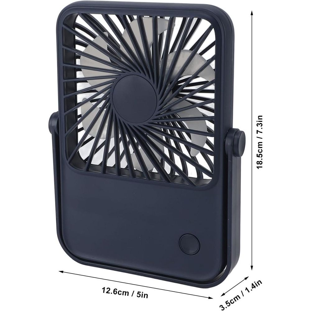 Desk fan with adjustable stand HX-122 dark blue
