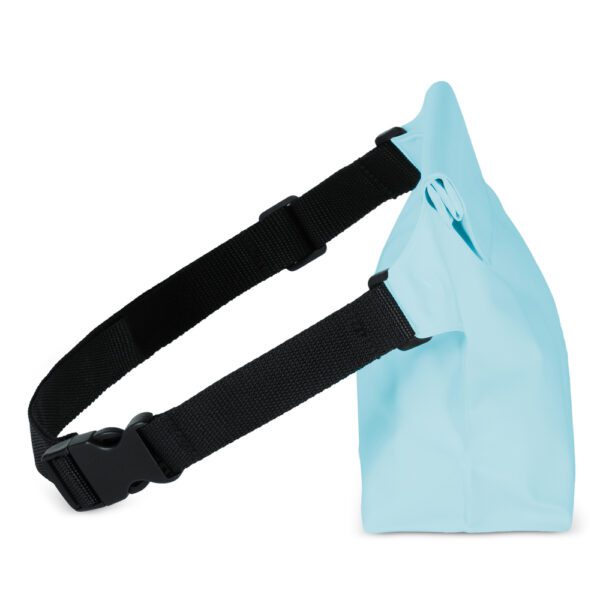 PVC waterproof pouch / waist bag - light blueeng