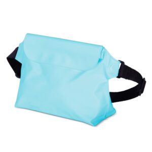 PVC waterproof pouch / waist bag - light blueeng