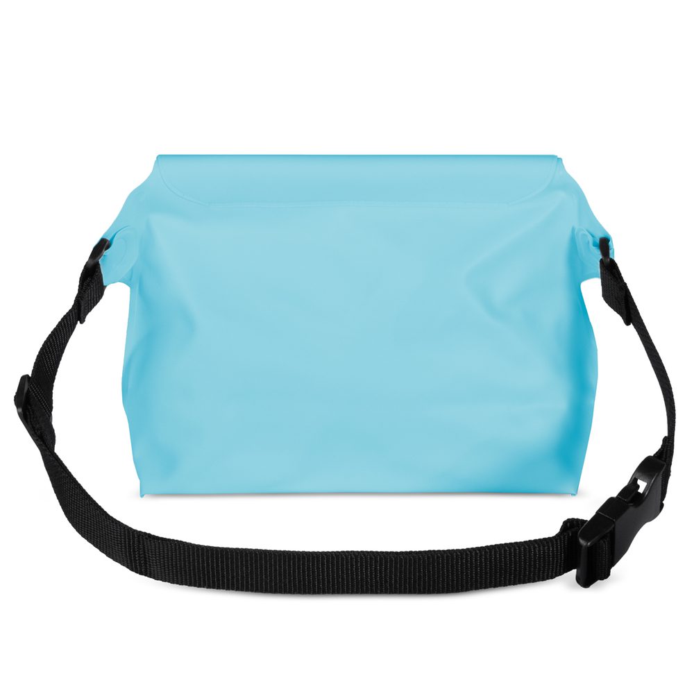 PVC waterproof pouch / waist bag - light blueeng