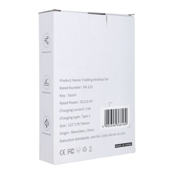 Desk fan HX-123 white