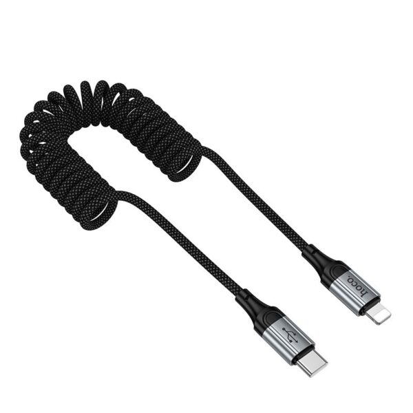 Cable USB C to Lightning Hoco PD 2,4A 1,5 m X121 black