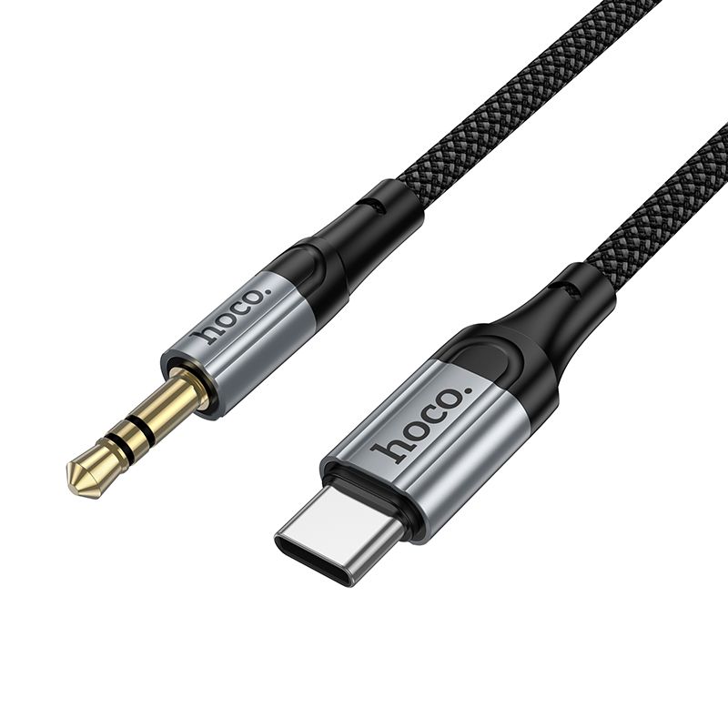 9618bc1a1ff022e31598a9da61bec2f0 Cable AUX Jack 3,5 mm to USB C Hoco 1,5 m UPA33B black