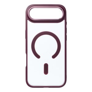MATTE MAG COVER case compatible with MagSafe for IPHONE 17 Air plum red