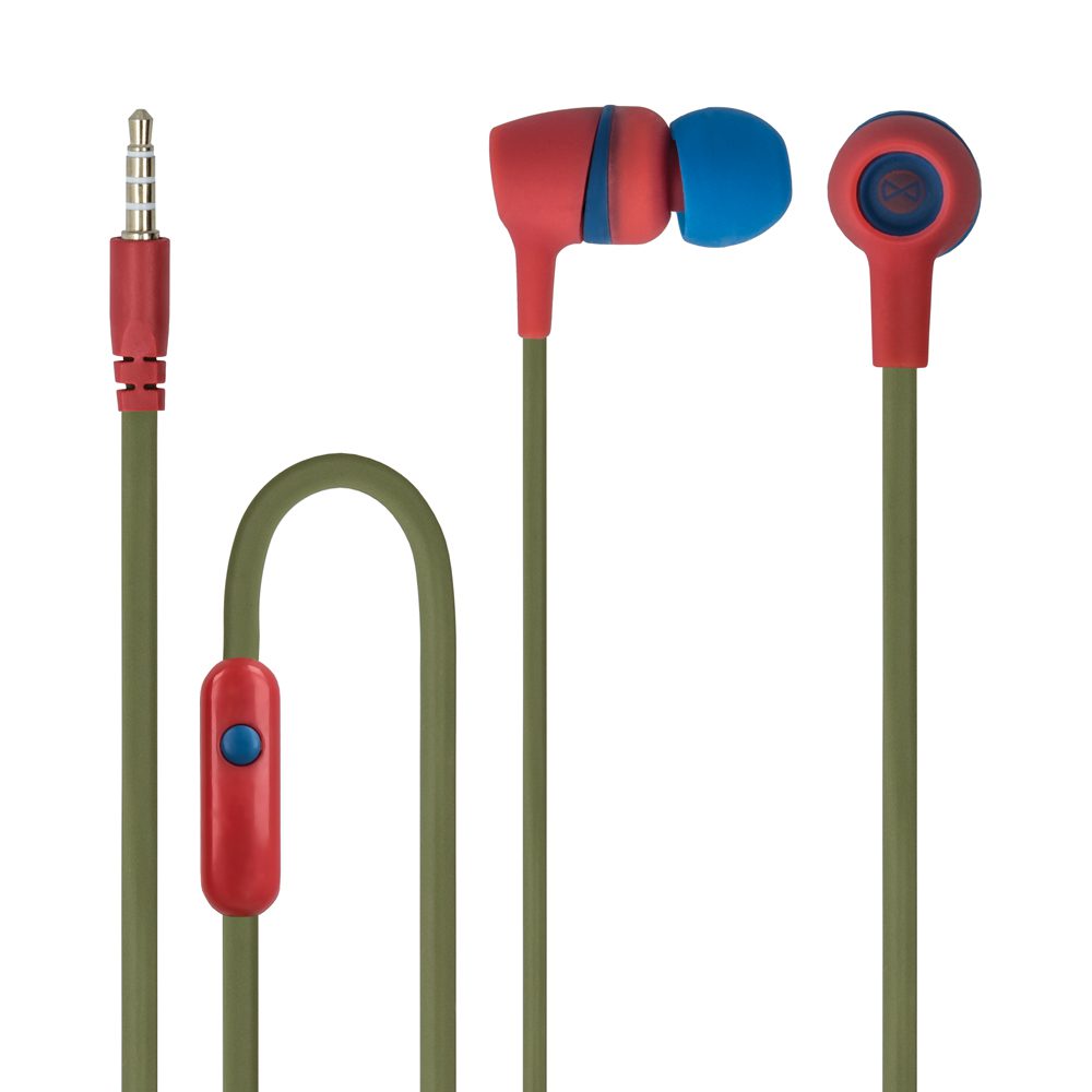 Forever wired earphones JSE-200 jack 3,5mm green casual