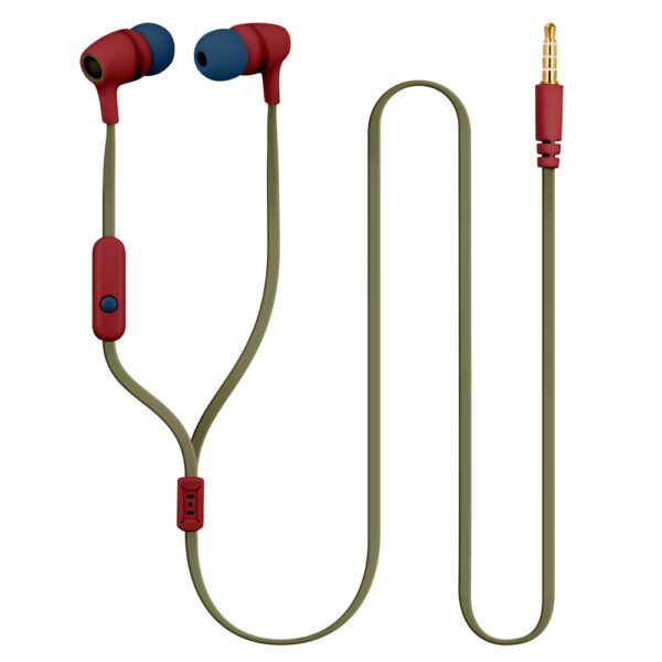 Forever wired earphones JSE-200 jack 3,5mm green casual
