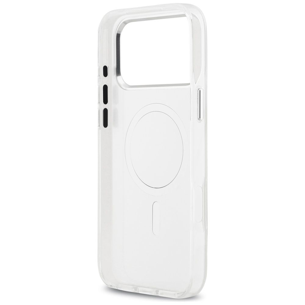 97e536839a75f90d2f5e55f53a1f402d KARL LAGERFELD case for IPHONE 17 Pro Max compatible with MagSafe KLHMP17XHMKCAQOH (IML Aquarelle K&C & Logo) white