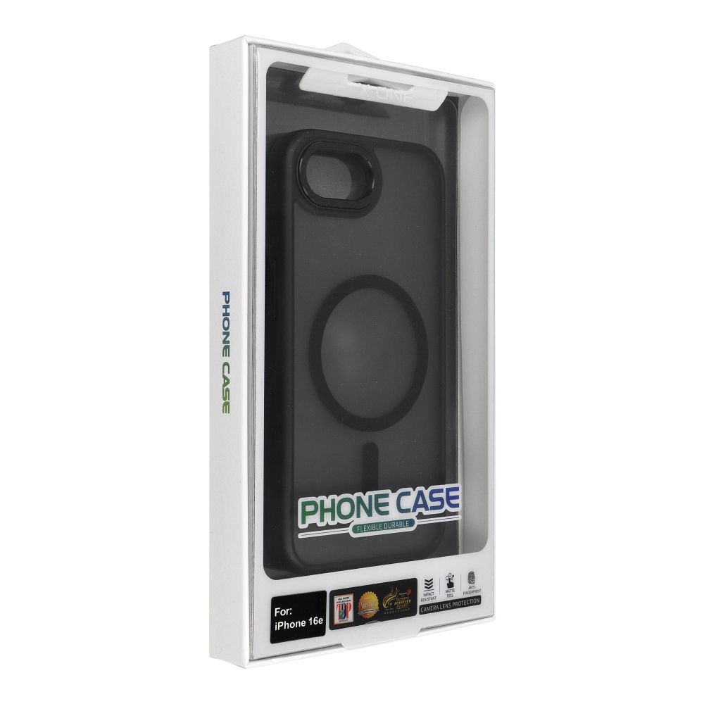 9b3556cb468fbf4e5b39ca4c080921c3 X-ONE Dropguard Magnetic Case Air (MagSafe compatible) - for Apple iPhone 16e black