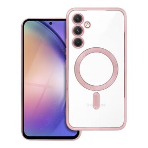 9cfc71152a909665296d2ea2497fea3e ELECTRO MAG COVER case compatible with MagSafe for SAMSUNG A54 rose gold