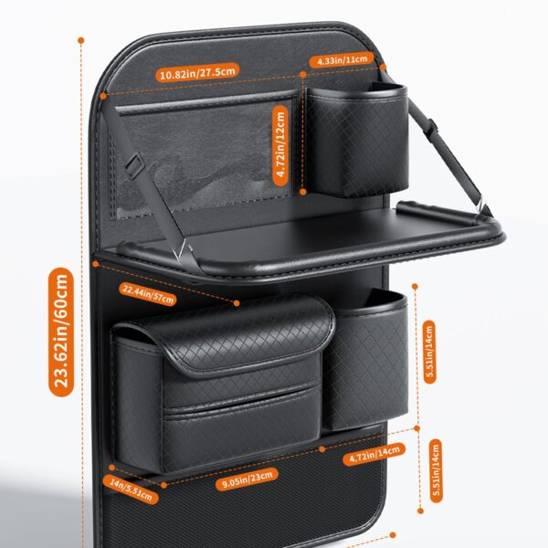 a017ccddeac98399f682fbc8d48ce183 Foldable Car organizer for front seats with compartments D03-B black