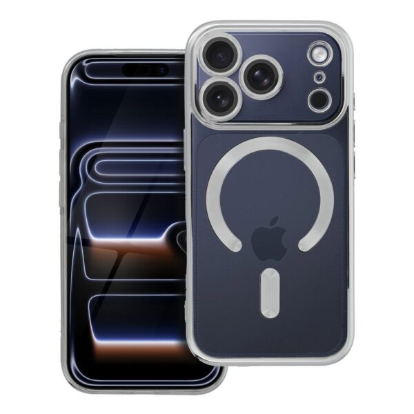 a328afb08d8b828df2c9e4d360903a23 ELECTRO MAG COVER case compatible with MagSafe for IPHONE 17 Pro silver