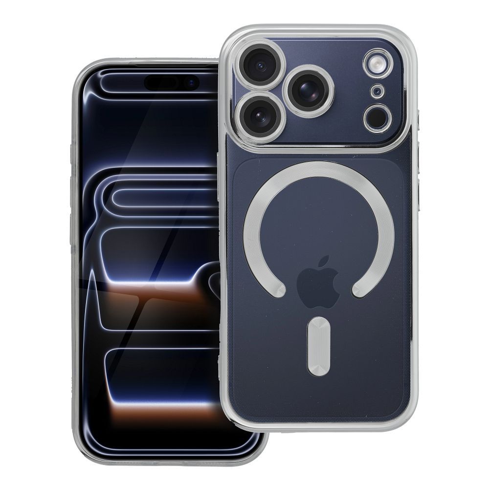 a328afb08d8b828df2c9e4d360903a23 ELECTRO MAG COVER case compatible with MagSafe for IPHONE 17 Pro silver