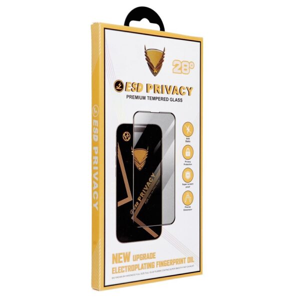 a486d8f4e248611281de753a7c3e77a3 OG 6D Premium Privacy Glass - for Iphone 17 Pro black