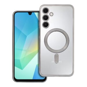 ELECTRO MAG COVER case compatible with MagSafe for SAMSUNG A16 5G / A16 4G titanium grey