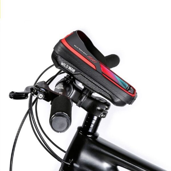 a67aaa0b3e0294ab2755d217339900b3 WILDMAN traveling bag for bike handlebars with zipper 0,5L (4 "- 7") ES16 black