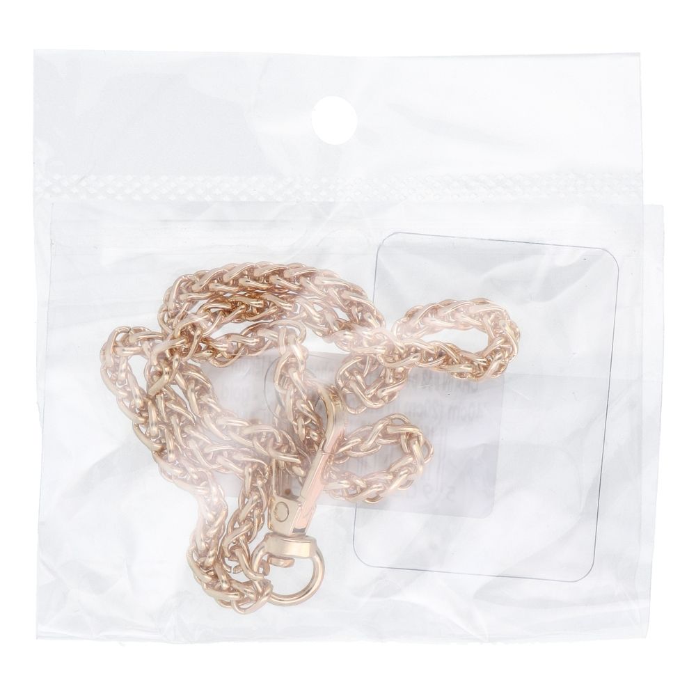 CHAIN #43 Phone lanyard, Phone pendant / cord length 40cm (20cm in the loop) / on wrist - gold