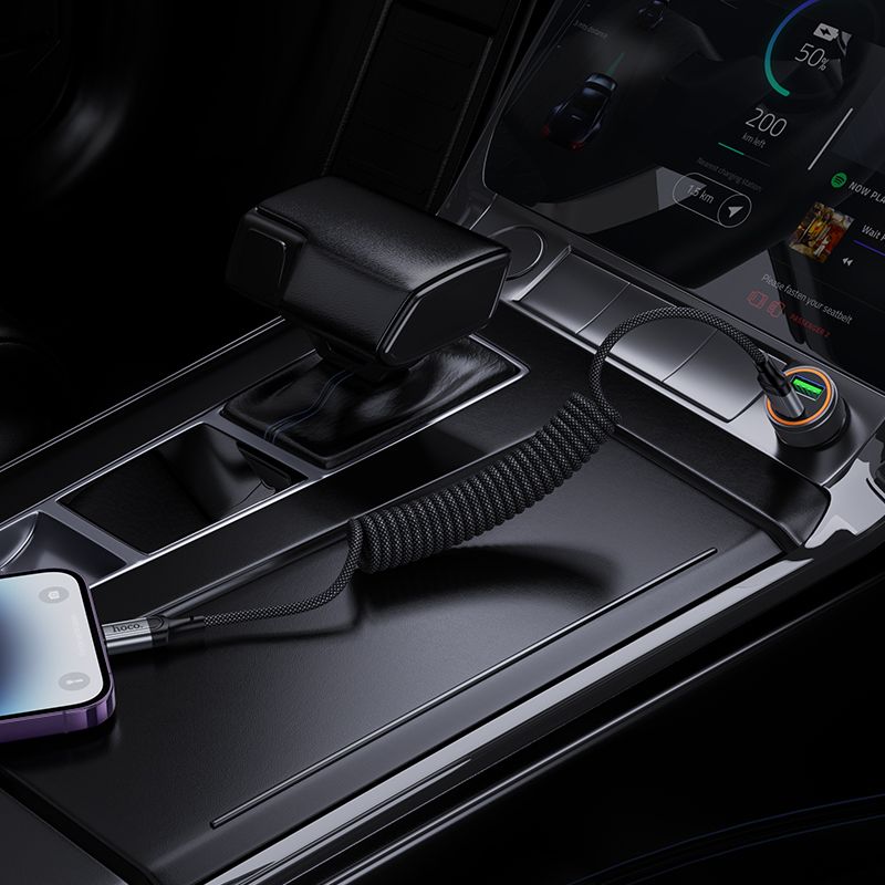 Cable USB C to Lightning Hoco PD 2,4A 1,5 m X121 black