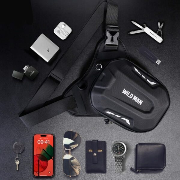 a85af875bbaac55d3f04dcb1d1f0f964 WILDMAN traveling bag for bike frame with zipper 1L (4 "- 7") M20 green