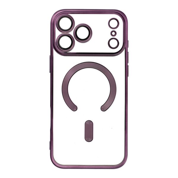 a85fce994c7ab711c52f095bce6a8bc8 ELECTRO MAG COVER case compatible with MagSafe for IPHONE 17 Pro Max deep purple