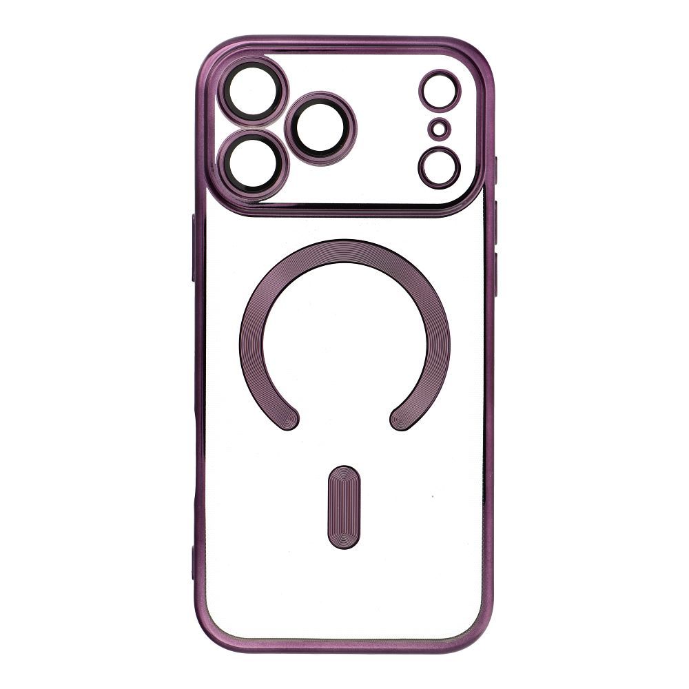 a85fce994c7ab711c52f095bce6a8bc8 ELECTRO MAG COVER case compatible with MagSafe for IPHONE 17 Pro Max deep purple
