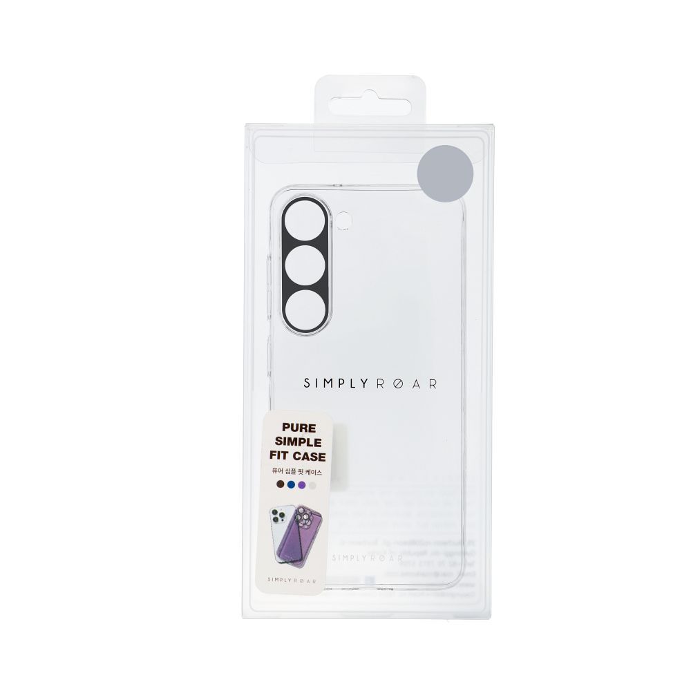 ac5a72dd91925118d7a8627df6035782 ROAR case PURE SIMPLE FIT for SAMSUNG S24 / S25 Clear