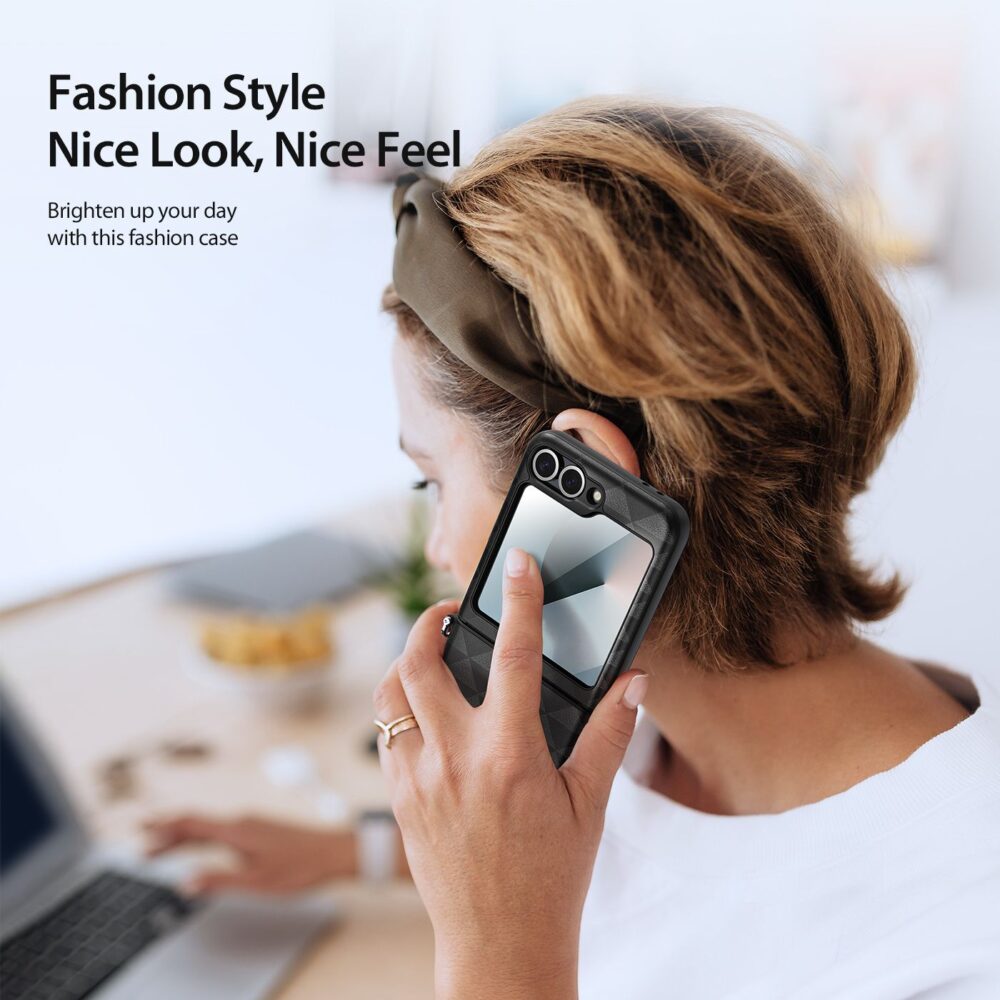 DUX DUCIS case FITT for SAMSUNG Z Z FLIP 7 FE/W25 FLIP/ Z FLIP 6 black