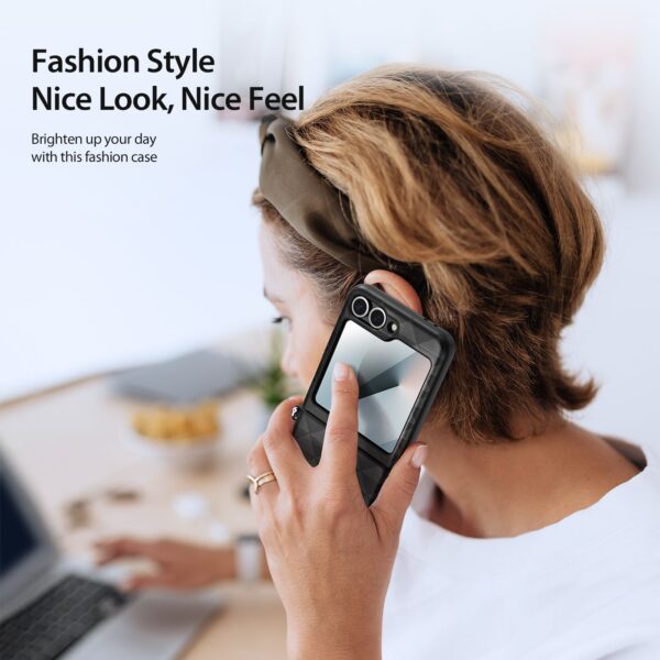 DUX DUCIS case FITT for SAMSUNG Z Z FLIP 7 FE/W25 FLIP/ Z FLIP 6 black