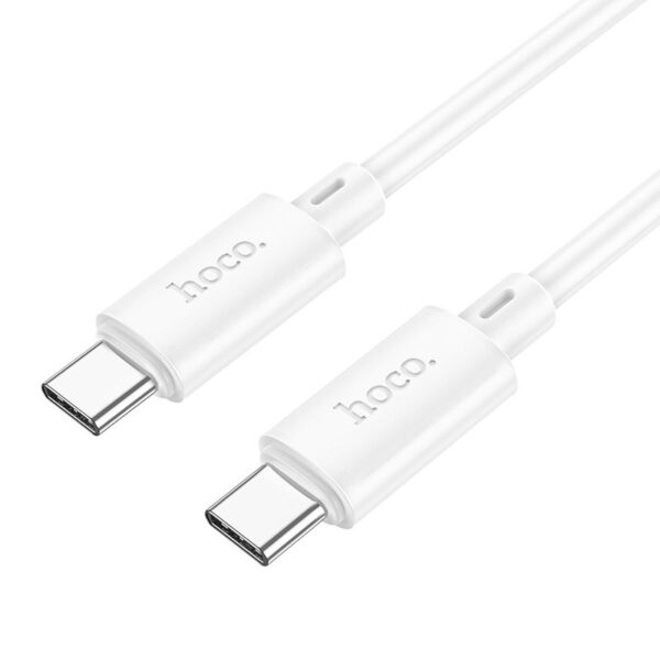 Cable USB C to USB C Hoco 3A 60W 2 m X88 white