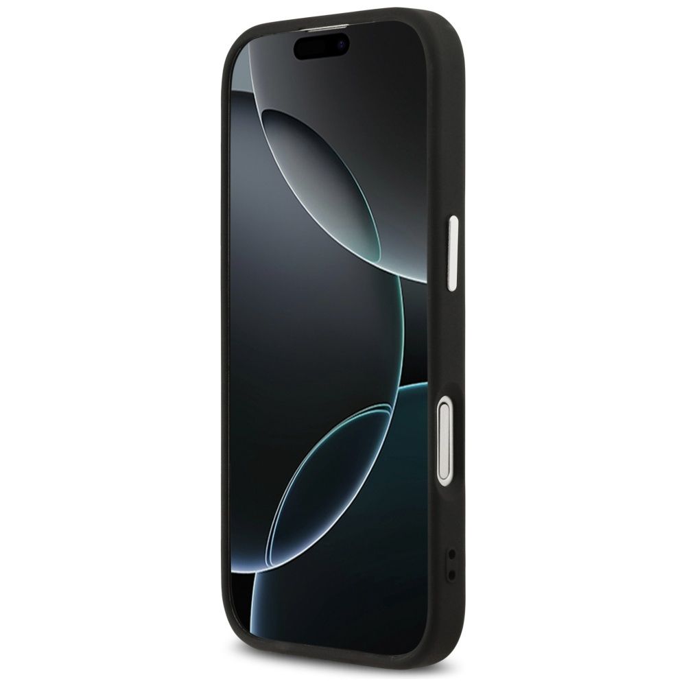 af8b42ef87c482d5c96c3bb143ad4d83 KARL LAGERFELD case for IPHONE 17 compatible with MagSafe KLHMP17SPSMLRKCK (PU K&C Pins) black