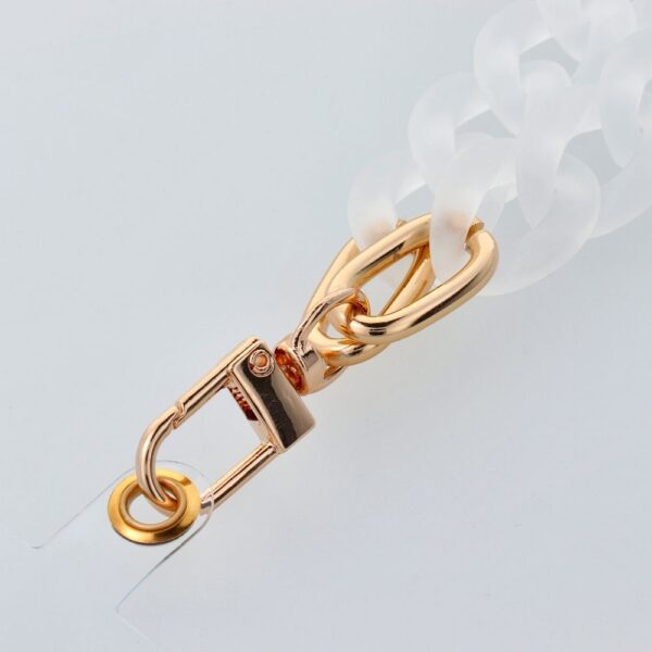 b0a97cf5d67f001c04a804f270e34311 PANAMA LONG Phone lanyard, Phone pendant / cord length 80cm (40cm in the loop) / on neck - white