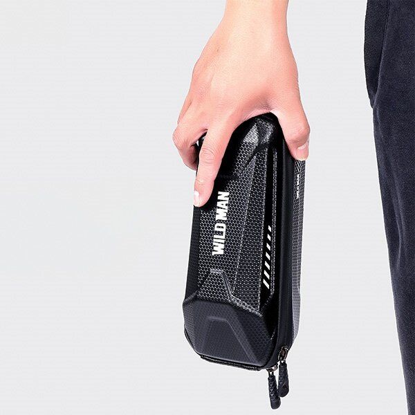 b20a32a8cd1e2f875a24f51d70da25ec WILDMAN traveling bag for bike frame with zipper 1L XS5 black