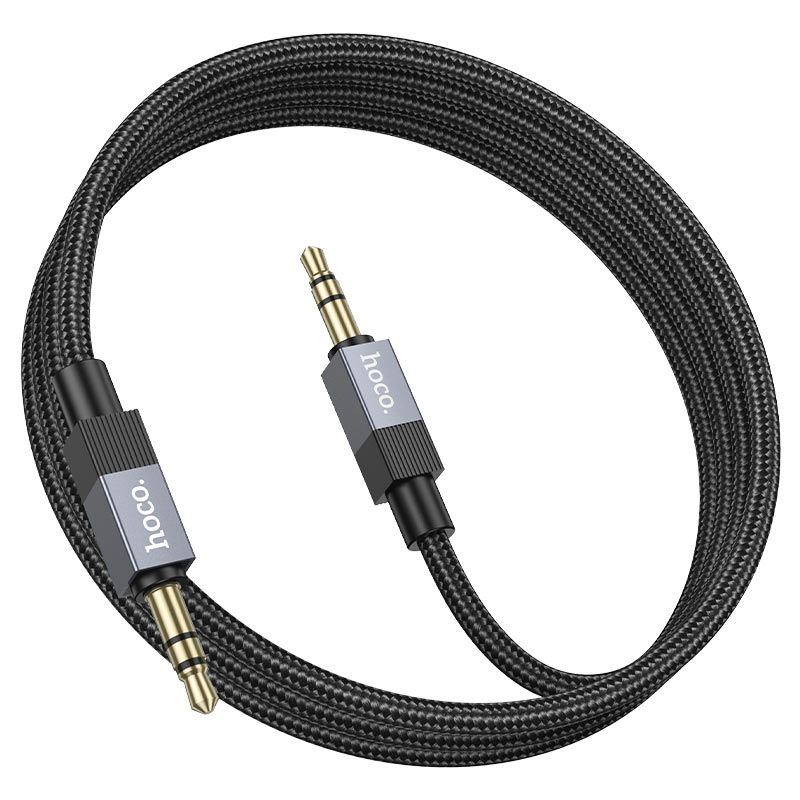 b2759f0d7bbce255bf967d5d95a12354 Cable AUX Jack 3,5 mm (male) to Jack 3,5 mm (male) Hoco 1 m UPA32 black