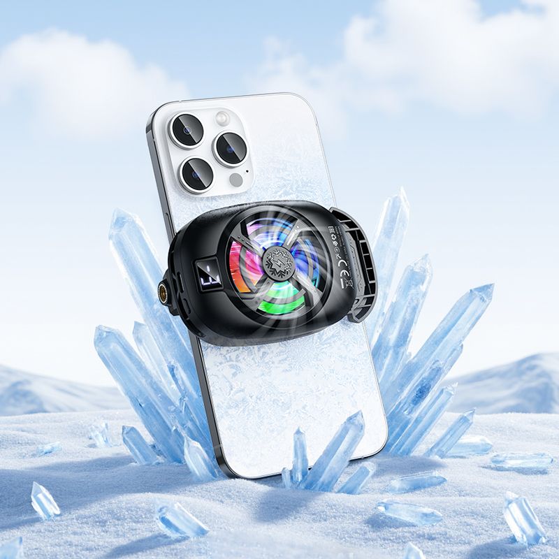 Mobile phone fan cooler Hoco GM76 black