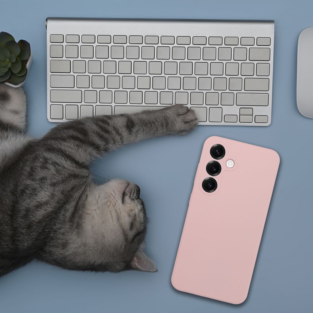 Case SILICONE 2mm for REALME 15 / 15 PRO sand pink