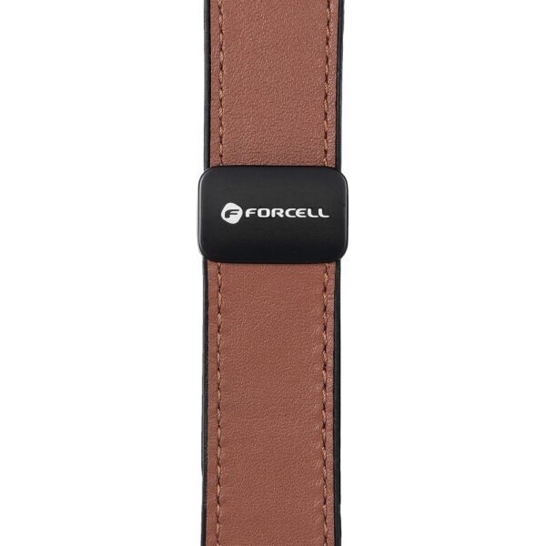 b36b41f256865d92b696cf5e69040563 FORCELL F-DESIGN FA21 eco leather strap for APPLE Watch 38 / 40 / 41 mm brown