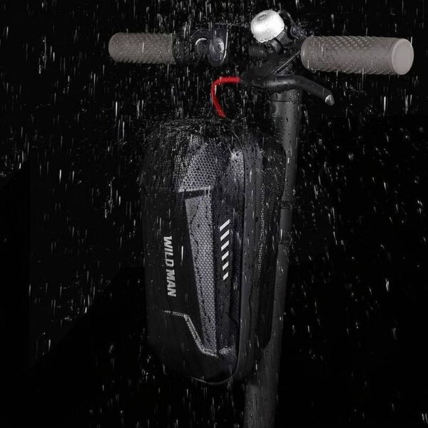 b36c3fd154245389e7386f79486183de WILDMAN traveling bag for bike frame with zipper 1,2L (4 "- 7") ES10 black