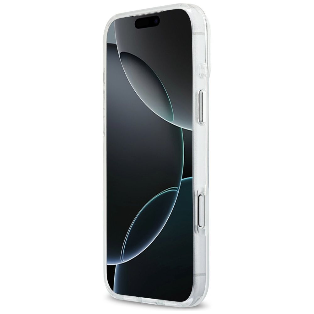 b6915e26d245e07236568b2508908161 KARL LAGERFELD case for IPHONE 17 Pro Max compatible with MagSafe KLHMP17XHKRSGPT (IML Karl RSG Logo) transparent