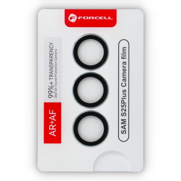 Forcell Premium Camera Lens Tempered Glass - for Samsung Galaxy S25 Plus Mint