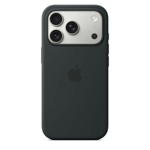 iPhone 17 Pro Silicone Case with MagSafe – Black