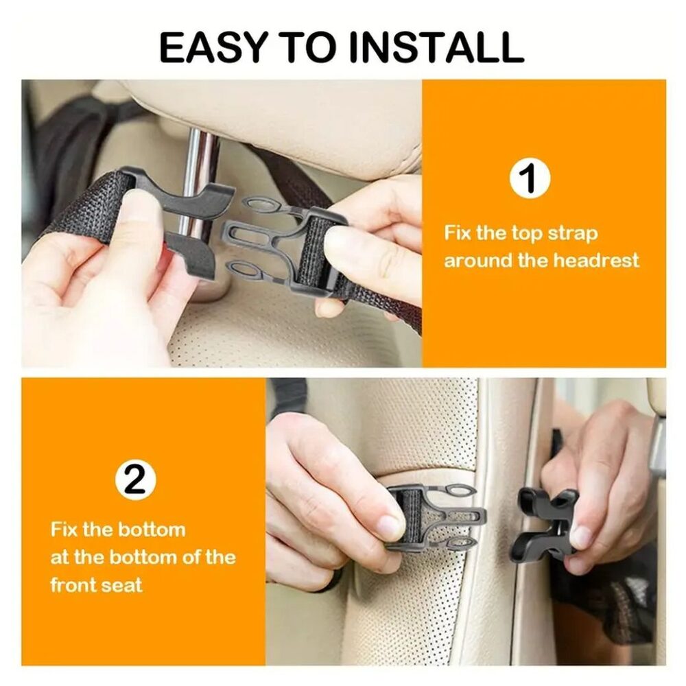 b9427c016b898374184e208a6035c644 Car organizer for front seats with compartments black