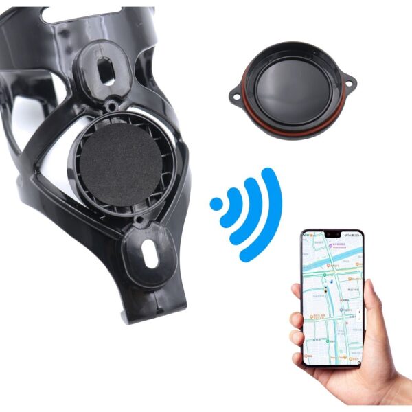 b96b4c7c2e699296998b3b1276595fee Bicycle bottle holder with space for AirTag FSCGE-120-3 black