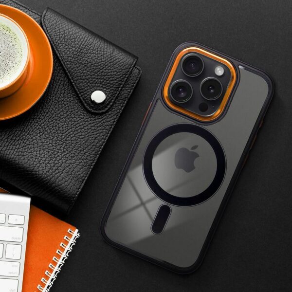 ba784ef5ded98acbda3a7ef82ebfbda1 COLOR EDGE MAG COVER case compatible with MagSafe for IPHONE 11 black gold