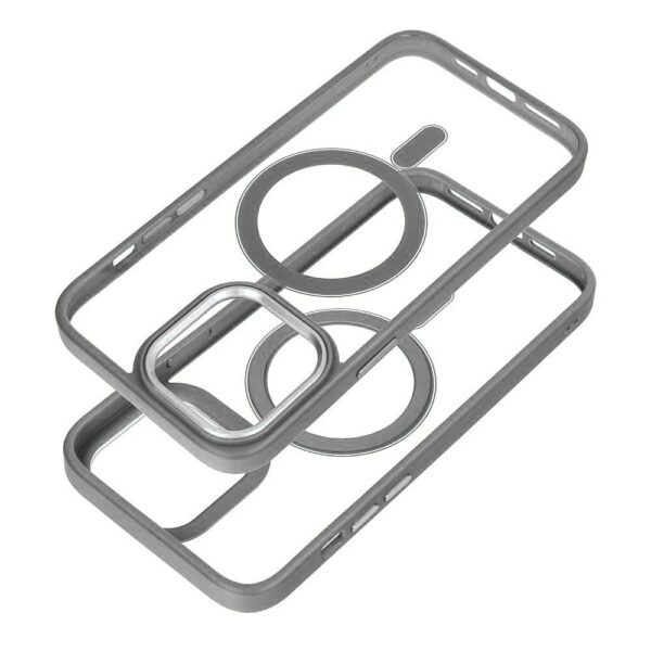 COLOR EDGE MAG COVER case compatible with MagSafe for IPHONE 17 Air titatnium grey