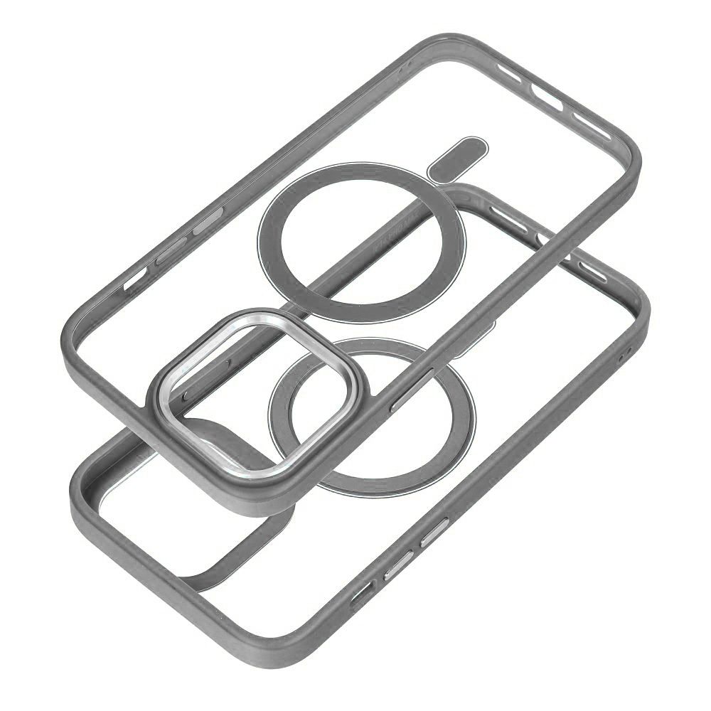 COLOR EDGE MAG COVER case compatible with MagSafe for IPHONE 17 Air titatnium grey