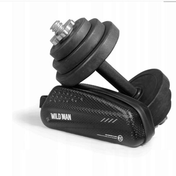 bcf8d194ea1584581c53afaf31179bc5 WILDMAN traveling bag for bike frame with zipper 1L EX black