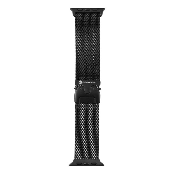bd326fb9a12d6cccf0057151bca2b5be FORCELL F-DESIGN FA11 stainless steel strap for APPLE Watch 38 / 40 / 41 mm black
