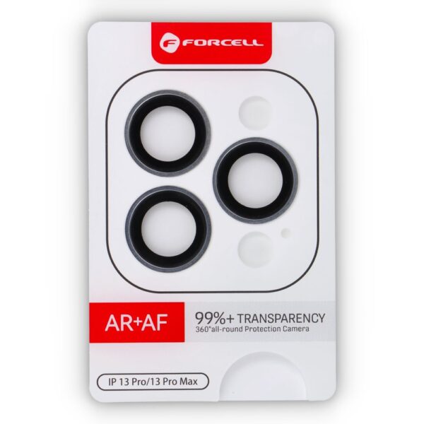 Forcell Premium Camera Lens Tempered Glass - for iPhone 13 Pro / 13 Pro Max Silver