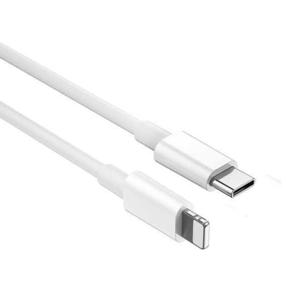 bdf721055f0a450940a0b19a0bf0143e WiWU - Classic Series Data Cable Wi-C008 USB C to Lightning 30W - white