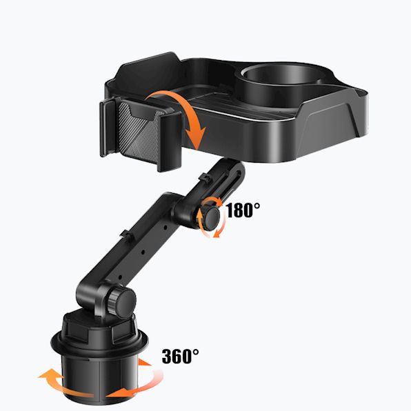 c3155d59d0dcc6f2bc212cf059864419 Car table with phone holder CP2008 black